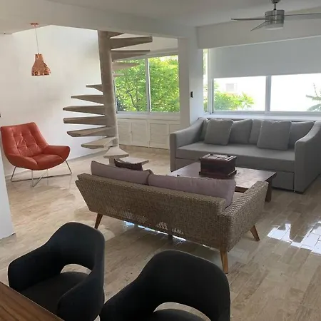 Penthouse A Un Paso De Puerto Cancún Exterior foto